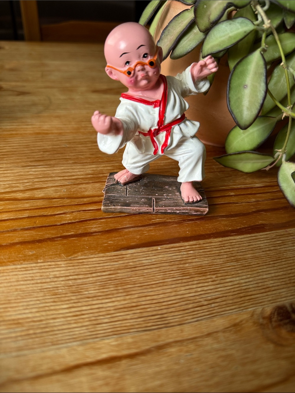 Vintage Miniature Martial Arts Figurine